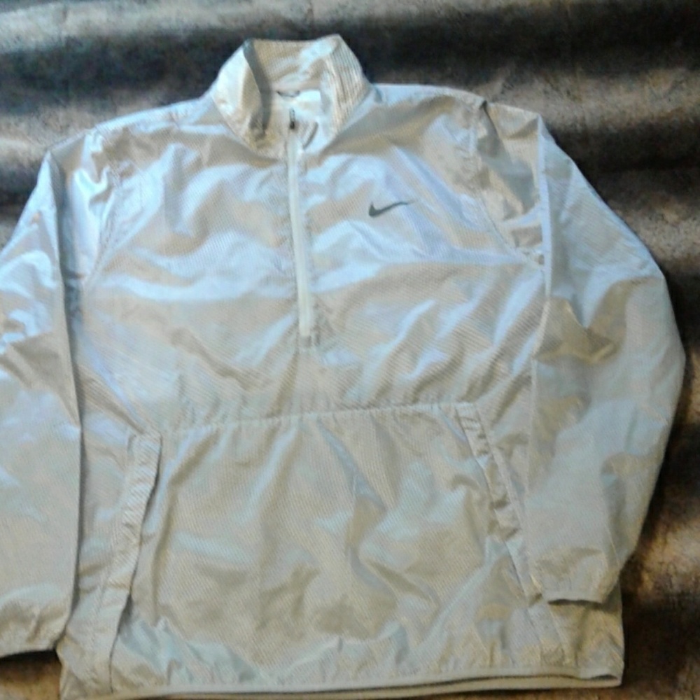 Nike Golf pullover windbreaker light and dark gray